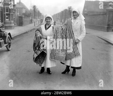 Enfield les femmes de guerre de travail dépôt. 8 mars 1917 Banque D'Images