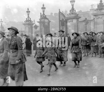 Route de la Réserve des bénévoles des femmes. 1914 - 1918 Banque D'Images