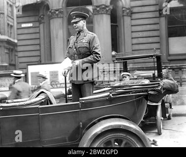 General Townshend de Kut au siège de Victory Loan. 10 juillet 1919 Banque D'Images