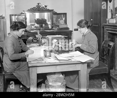 L'hôpital militaire Endell St est géré par des femmes. Femmes comme chirurgiens de l'armée. 1917 Banque D'Images