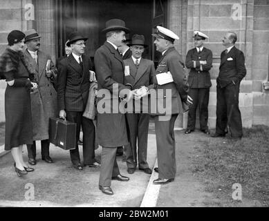 Monsieur Anthony Eden. 13 octobre 1935 Eden, [Robert] Anthony politicien britannique; secrétaire britannique des Affaires étrangères 1935-1938, 1940-1945, 1951-1955; premier ministre britannique 1955-1957; démissionna au sujet de la crise de Suez  1897-1977 Banque D'Images