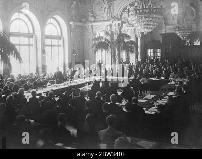 Vue générale de la Conférence de Lausanne . 30 juin 1932 Banque D'Images