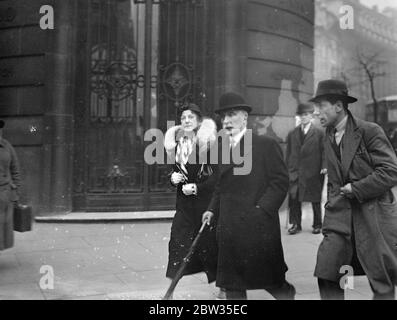 Mme Maxwell dans le ' cas de la volonté ' . 22 février 1933 Banque D'Images