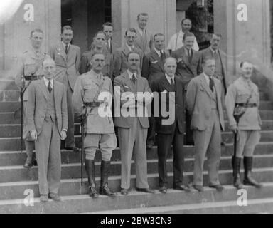 Addis-Abeba . La légation britannique . Abyssinie . 25 septembre 1935 Banque D'Images