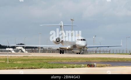 Raytheon Sentinel R1, ZJ692, du 5 Sqn, Royal Air Force à la RAF Waddington pendant Excercise Cobra Warrior, Waddington, Royaume-Uni, 4 septembre 201 Banque D'Images