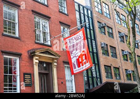 École privée du séminaire ami, grades K-12, extérieur du bâtiment, New York City, New York, États-Unis Banque D'Images