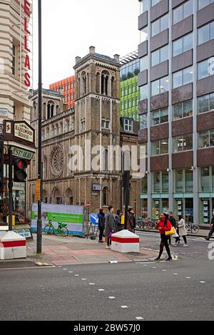 Bloomsbury Central Baptist Church, Londres Banque D'Images