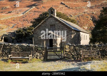 Martindale vieille église dans le Lake District Banque D'Images