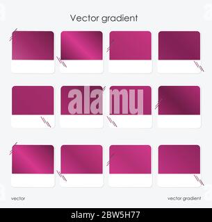 Ensemble de fonds colorés violet foncé, dégradé. Pour le Web de bannière, l'application, l'affiche. Illustration de Vecteur