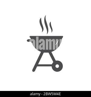 Icône barbecue. Pour le Web, les affaires, les finances et la communication. Illustration vectorielle. Illustration de Vecteur
