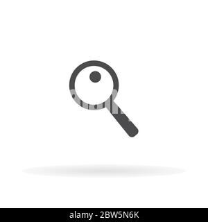Icône de loupe. Pour le Web, les affaires, les finances et la communication. Illustration vectorielle. Illustration de Vecteur