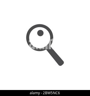 Icône de loupe. Pour le Web, les affaires, les finances et la communication. Illustration vectorielle. Illustration de Vecteur