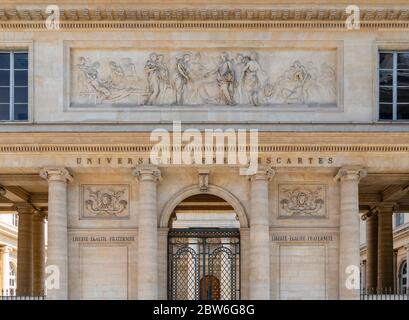 Université René Descartes à Paris Banque D'Images