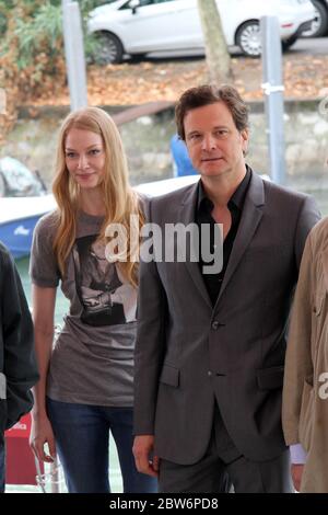 VENISE, ITALIE - SEPTEMBRE 05 : Svetlana Khodchenkova et Colin Firth participent au 68e Festival du film de Venise le 5 septembre 2011 à Venise, Italie Banque D'Images