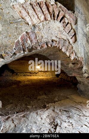 Le musée militaire et historique fort Punta Corbin à Treschè Conca. ROANA, province de Vicenza, Italie. Banque D'Images