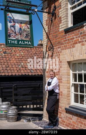 Le pub Alma, Copford, Essex Banque D'Images