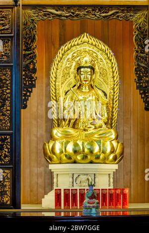 Sanctuaire à Kek Lok si, Penang, Malaisie Banque D'Images