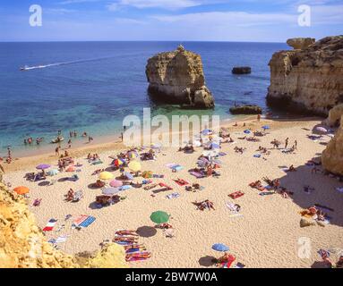 Praia de Sao Rafael, près d'Albufeira, région de l'Algarve, Portugal Banque D'Images