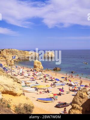 Praia de Sao Rafael, près d'Albufeira, région de l'Algarve, Portugal Banque D'Images