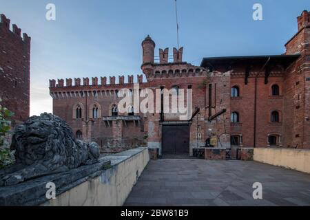 Le beau Castel de Carimate, province de Côme, Italie Banque D'Images