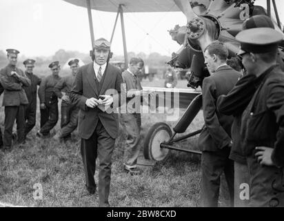 La course aérienne de Kings Cup . Chef d'escadron Sir Christopher Brand KBE , DSO . 9 juillet 1926 Banque D'Images