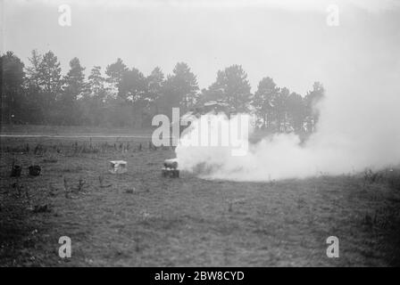 Grande armée mécanique sur la plaine de Salisbury . 19 août 1927 Banque D'Images