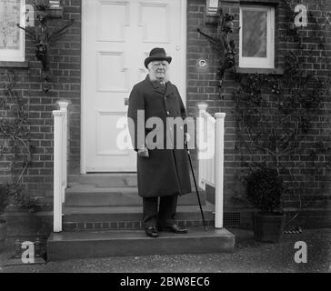 Le très honorable sir Edward George Clarke . Le grand vieil homme de la loi fêtera son 89e anniversaire le mois prochain . 11 janvier 1930 Banque D'Images