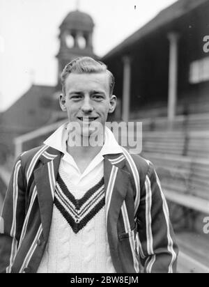 Stanley Newnham , Surrey County Cricket Club 2 mai 1932 Banque D'Images