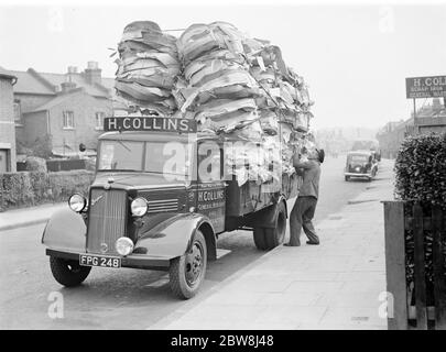 Marchands de fer et de déchets . 1937 . Banque D'Images