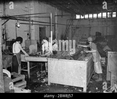 Marchands de fer et de déchets . 1937 . Banque D'Images