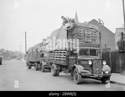 Marchands de fer et de déchets . 1937 . Banque D'Images