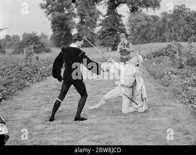 Romeo et Juliet , joueurs de Kerwin , Eltham . 1937 Banque D'Images