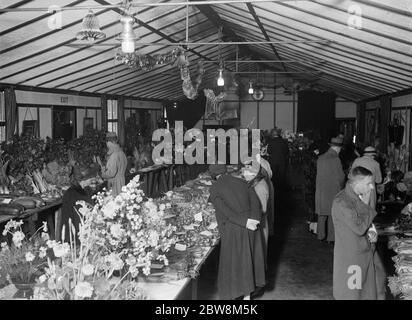 La vue générale d'un spectacle horticole . 1935 Banque D'Images