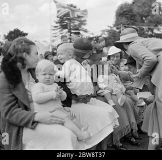 Baby show à Cup Sidfete , Kent . 1936 Banque D'Images