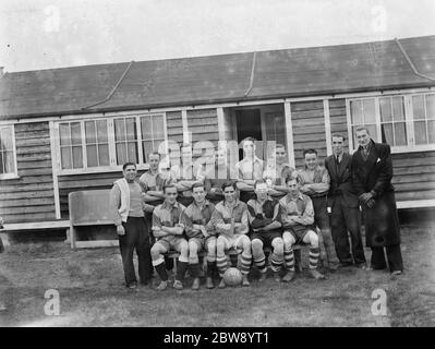 Daily Telegraph Sport Club , football . 1937 Banque D'Images