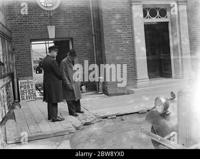 Le bureau de poste général de Dartford au printemps . 1937 Banque D'Images