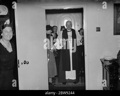 Dr Richard Godfrey Parsons , évêque de Southwark , Londres . 12 avril 1938 Banque D'Images