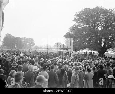 La démonstration du service de Drumhead et du service national au parc Danson à Bexleyheath , dans le Kent . 1939 Banque D'Images