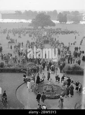 La démonstration du service de Drumhead et du service national au parc Danson à Bexleyheath , dans le Kent . 1939 Banque D'Images