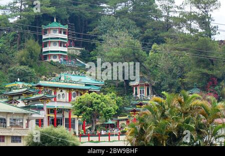 Église Bell, Église philippine chinoise à Benguet, Philippines, Asie du Sud-est. Photo prise le 27 avril 2014. Banque D'Images