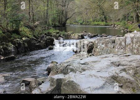 Betws-y-Coed à Snowdonia, au nord du pays de Galles. Royaume-Uni. Banque D'Images