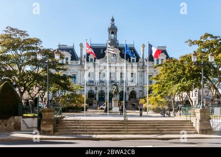 Hôtel de ville de vannes en Bretagne française Banque D'Images