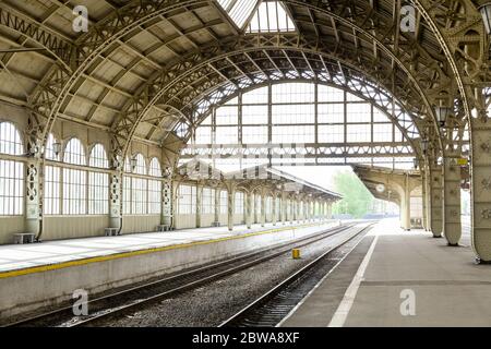 Gare de Vitebsky, Zagorodny Prospect, Saint-Pétersbourg, Russie. Banque D'Images