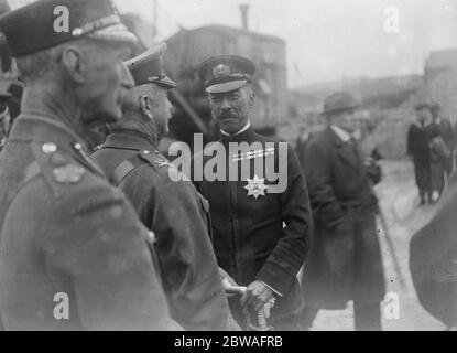 Le Prince Fushimi arrive en Angleterre . 28 octobre 1918 Prince Fushimi Hiroyasu Banque D'Images