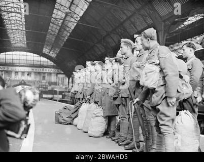 Troupes chypriotes 6 mai 1940 Banque D'Images