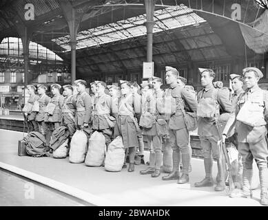 Troupes chypriotes 6 mai 1940 Banque D'Images