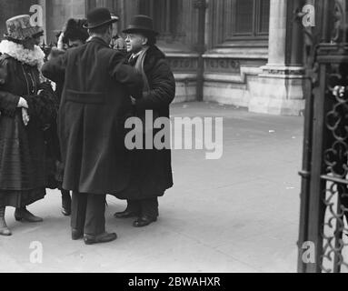 M. Frederick Lamond . Le célèbre pianiste , qui quitte les tribunaux après avoir gagné son action pour diffamation 28 mars 1919 Banque D'Images