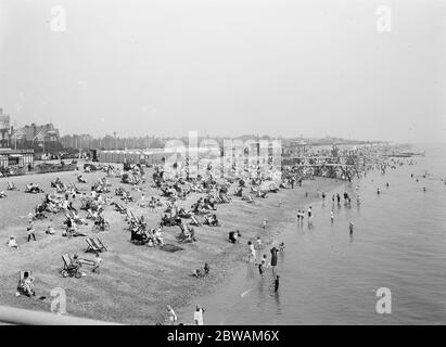 Southsea est une station balnéaire située à Portsmouth 1925 Banque D'Images