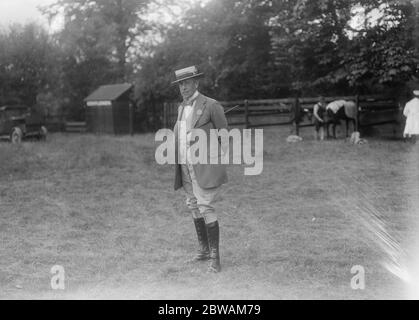 East Berks spectacle équestre à Maidenhead Lord Willoughby de Brock 26 août 1923 Banque D'Images