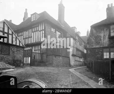 Mermaid Inn à Rye East Sussex 1925 Banque D'Images